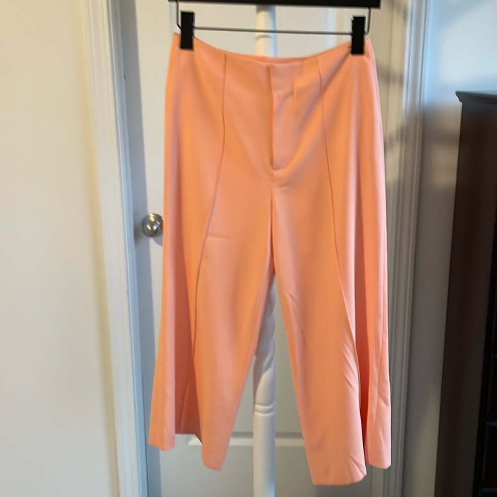 Brand:Alice+Olivia,Size:2,color:orange,capris,new, with 2 back pockets.
